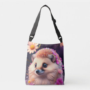 Romantik Igel mit Blumen Tragetaschen Mit Langen Trägern