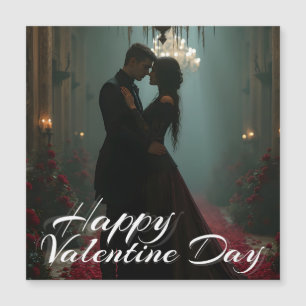 Romantik im Rose Hall zum Valentinstag Magnetkarte