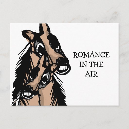 Romantik in der Luft Postkarte (Vorderseite)