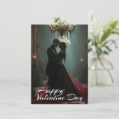 Romantik in der Rose für den Valentinstag (Stehend Vorderseite)