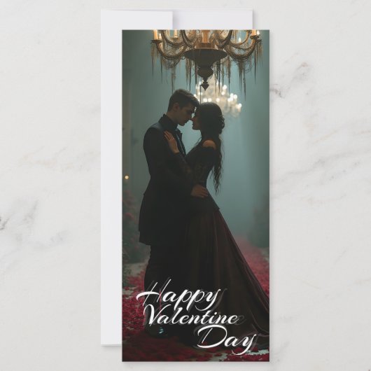 Romantik in der Rose für den Valentinstag (Vorderseite)
