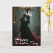 Romantik in der Rose für den Valentinstag Karte (Gelbe Blume)