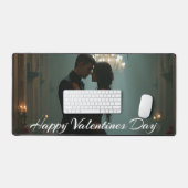 Romantik in der Rose für den Valentinstag Schreibtischunterlage (Tastatur & Maus)