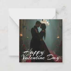Romantik in der Rose Hall zum Valentinstag Mitteilungskarte