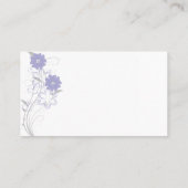 Romantik in Lavender Wedding Platzkarte (Rückseite)