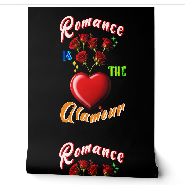 Romantik ist der Glamour Tapete (Abrollen)