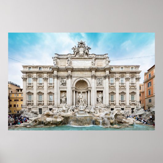 Romantik italy trevi Brunnen Poster VON 8.99 (Vorne)