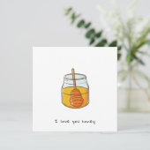 Romantik - Jubiläumskarte - Valentinstag-Karte Feiertagskarte (Stehend Vorderseite)