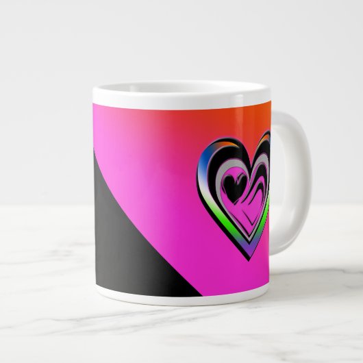 Romantik Jumbo-Tasse (Vorderseite Rechts)
