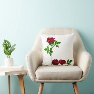 Romantik L O V E - Rose Square Throw Kissen
