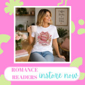 Romantik-Leser Rosa Bücherstapel Tri-Blend Shirt
