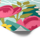 Romantik Luxe X | Lass dein Leben blühen Poster (Ecke)