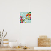 Romantik Luxe X | Lass dein Leben blühen Poster (Küche)