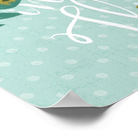 Romantik Luxe XI | In allen Dingen gut sehen Poster (Ecke)