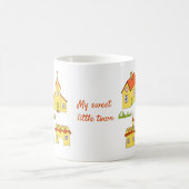 Romantik Meine kleine Stadt Minimalistisch Kaffeetasse (Mittel)