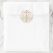 Romantik mit einem Kronleuchter ~ 20 Aufkleber Hoc (Tasche)