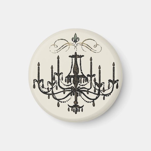 Romantik mit einem Kronleuchter ~ französische Lie Magnet (Vorne)