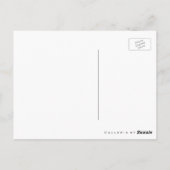 Romantik mit einem Kronleuchter ~ Postkarte (Rückseite)