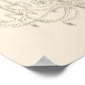 Romantik mit Kronleuchter-GRÖSSE/PAPER/LEINWAND-OP Poster (Ecke)