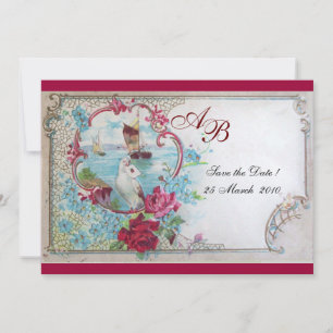 ROMANTIK  MONOGRAMM SAVE THE DATE