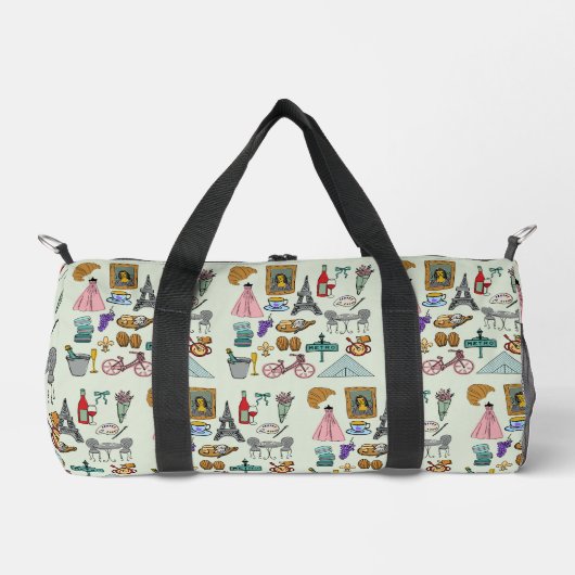Romantik Paris Duffle Bag (Vorderseite)