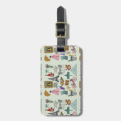 Romantik Paris Gepäckanhänger (Vorderseite vertikal)