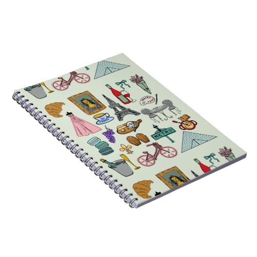 Romantik Paris Notizblock (Rechte Seite)