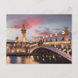 Romantik Paris Postkarte