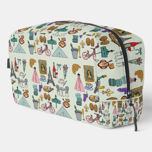 Romantik Paris Waschbeutel (Rechte Ecke)