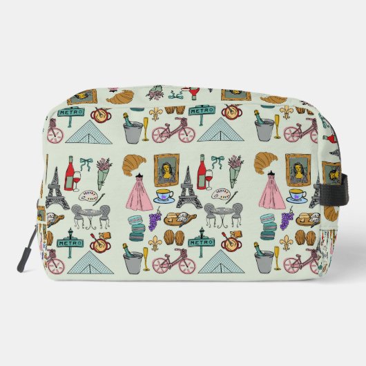 Romantik Paris Waschbeutel (Rückseite)