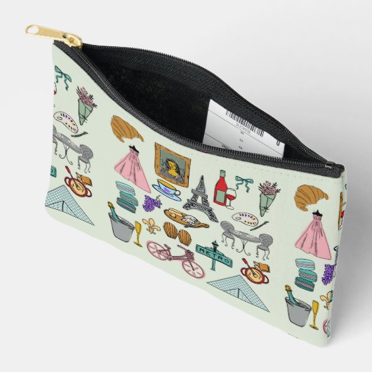 Romantik Paris Zubehörtasche (Offen)