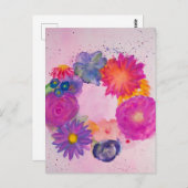 Romantik Postkarte (Vorne/Hinten)