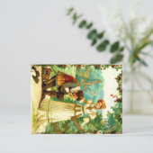 Romantik Postkarte (Stehend Vorderseite)