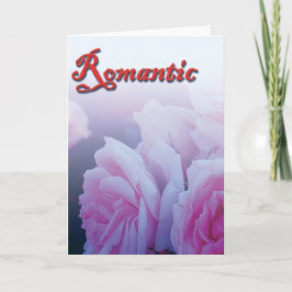 Romantik, Rose Feiertagskarte