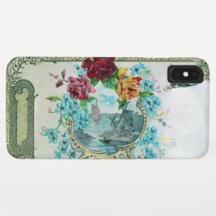 ROMANTIK /ROSEN,BLAUE BLUMEN MIT WEISSEM VOGEL Case-Mate iPhone HÜLLE