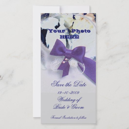 Romantik Save the Date (Vorderseite)