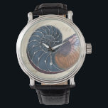 Romantik Seashell Armbanduhr<br><div class="desc">Wohnst du weit weg vom Strand? Kein Problem! Lassen Sie sich von diesem romantischen Muschelgemälde an einem friedlichen Strand an einem sonnigen Tag verwöhnen. Dieses Kunstwerk romantisiert das Meer und die kleinen Wellen, die Ihnen verlassen werden, sich einen Strandbesuch zu gönnen. Holen Sie sich dieses gerahmte Seashell Panel auf Ihrem...</div>