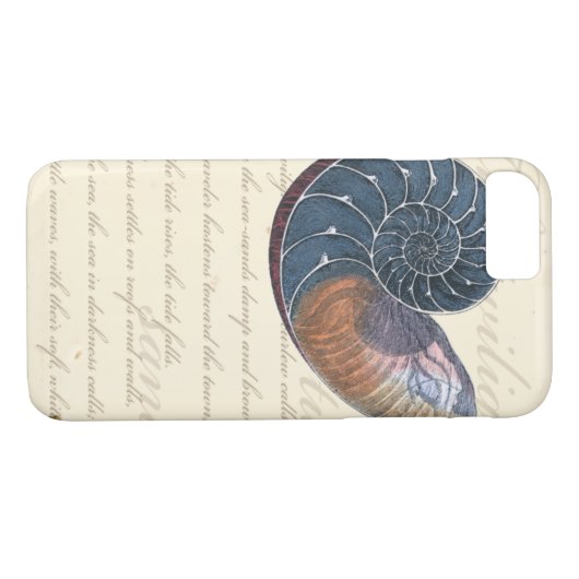 Romantik Seashell Case-Mate iPhone Hülle (Rückseite (Horizontal))