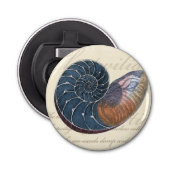 Romantik Seashell Flaschenöffner (Vorderseite)