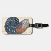 Romantik Seashell Gepäckanhänger (Vorderseite horizontal)