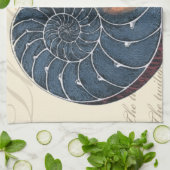 Romantik Seashell Handtuch (Gefaltet)