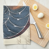 Romantik Seashell Handtuch (Viertel Falte)