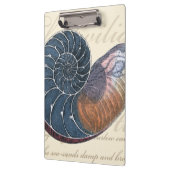 Romantik Seashell Klemmbrett (Links)