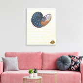 Romantik Seashell Leinwanddruck (Insitu (Wohnzimmer))
