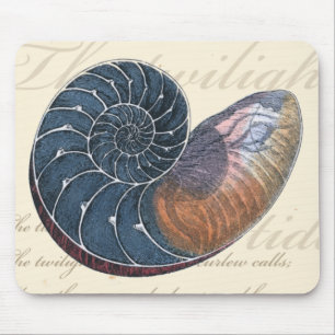 Romantik Seashell Mousepad