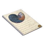 Romantik Seashell Notizblock (Rechte Seite)