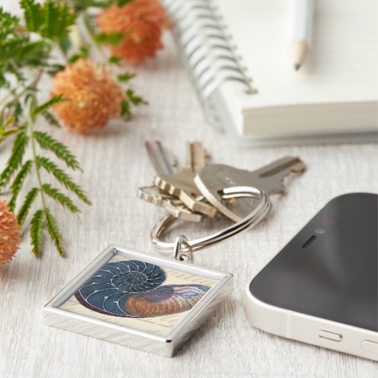 Romantik Seashell Schlüsselanhänger (Seite)