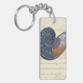 Romantik Seashell Schlüsselanhänger (Vorderseite links)