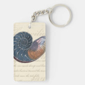 Romantik Seashell Schlüsselanhänger (Rückseite)