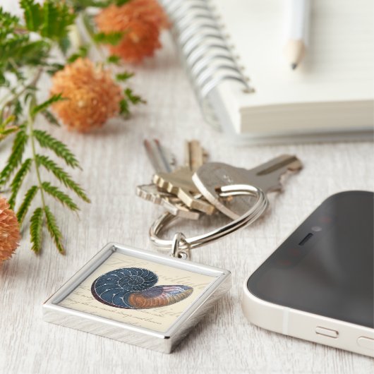 Romantik Seashell Schlüsselanhänger (Seite)